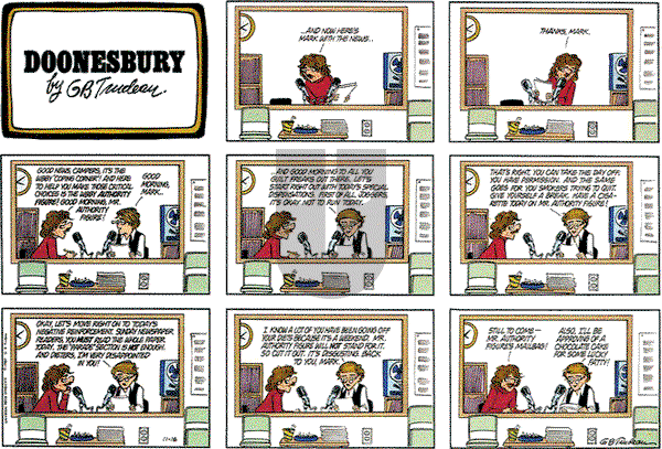 Doonesbury on Sunday November 16, 1980 Comic Strip