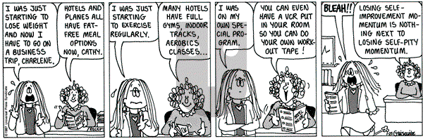 Cathy Classics on Friday January 23, 1987 Comic Strip