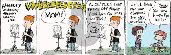 Cul de Sac on Thursday April 13, 2017 Comic Strip