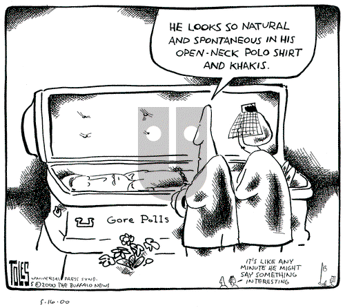 Tom Toles on Tuesday May 16, 2000 Comic Strip