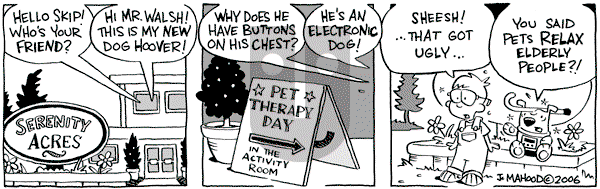 Bleeker: The Rechargeable Dog on Monday August 14, 2006 Comic Strip