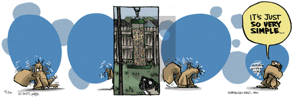 Bob the Squirrel on Friday April 25, 2025 Comic Strip