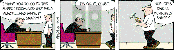 The Born Loser on Tuesday November 24, 2009 Comic Strip