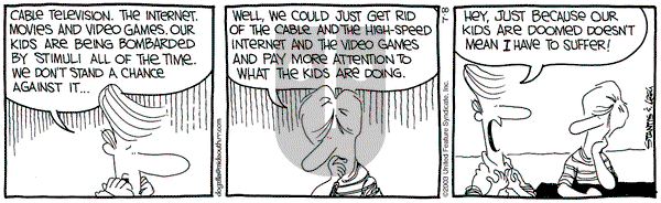 The Buckets on Tuesday July 8, 2003 Comic Strip