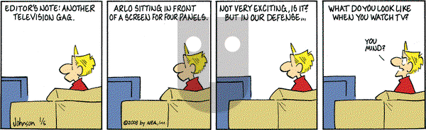 Arlo and Janis on Saturday January 5, 2008 Comic Strip