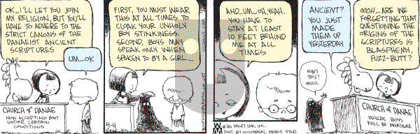 Non Sequitur - Tuesday April 4, 2006 Comic Strip