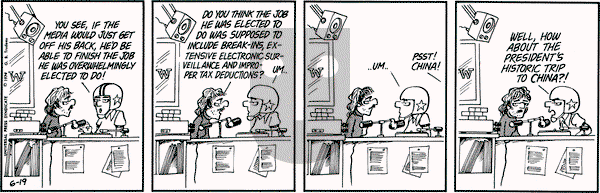 Doonesbury on Wednesday June 19, 1974 Comic Strip