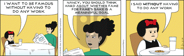 Nancy on Monday February 11, 2019 Comic Strip