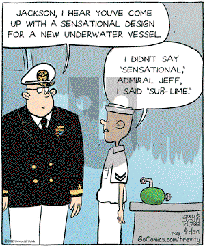 Brevity on Monday July 23, 2012 Comic Strip