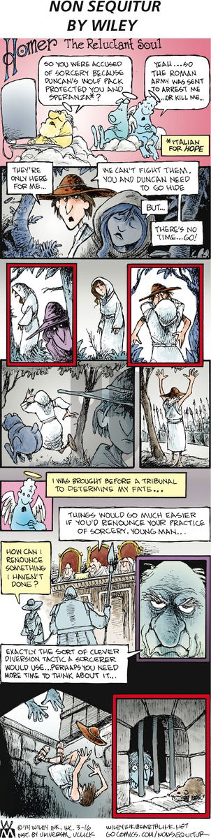 Non Sequitur on Sunday March 16, 2014 Comic Strip