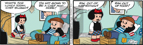 Nancy on Saturday June 18, 2016 Comic Strip