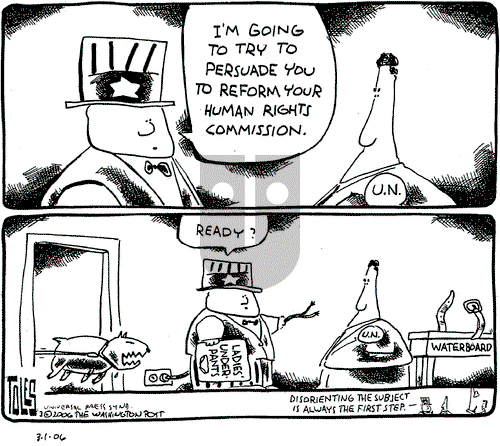 Tom Toles - Wednesday March 1, 2006 Comic Strip