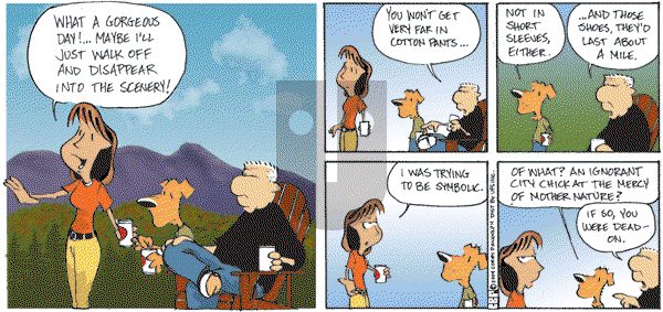 Barkeater Lake on Sunday April 22, 2012 Comic Strip
