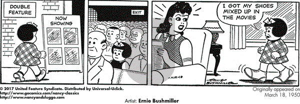 Nancy Classics on Saturday March 18, 2017 Comic Strip