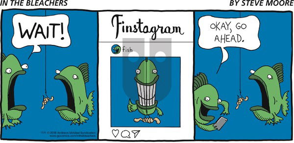 In the Bleachers on Sunday November 4, 2018 Comic Strip