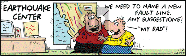 Frank and Ernest on Saturday November 2, 2019 Comic Strip