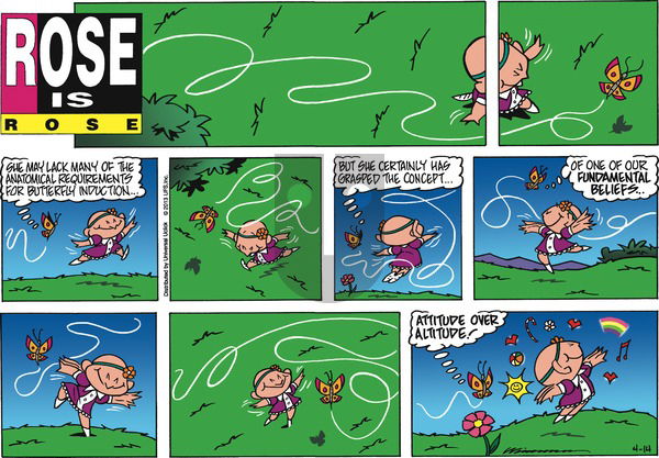 Rose is Rose on Sunday April 14, 2013 Comic Strip
