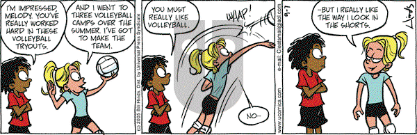 Cleats on Wednesday September 7, 2005 Comic Strip