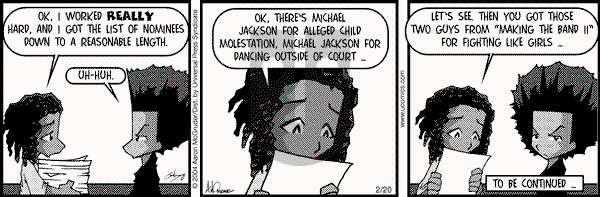 The Boondocks on Friday September 23, 2011 Comic Strip