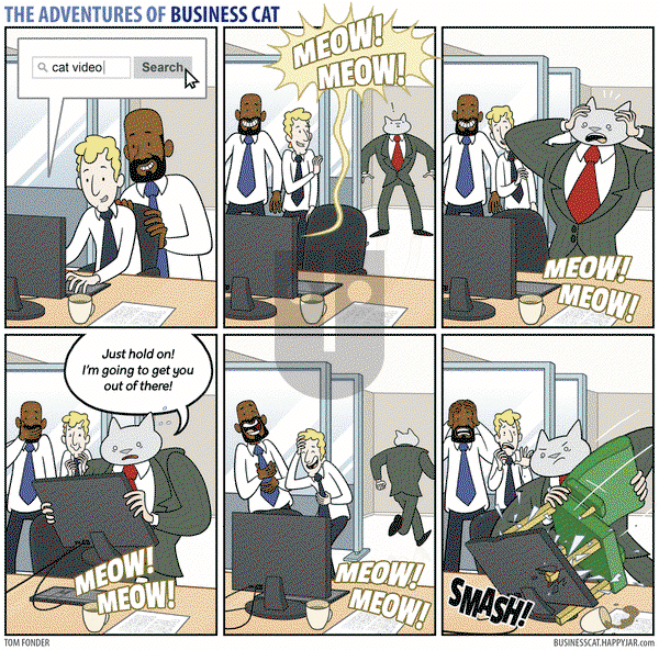 The Adventures of Business Cat on Monday May 1, 2017 Comic Strip