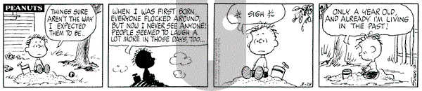 Peanuts on Wednesday March 28, 1973 Comic Strip