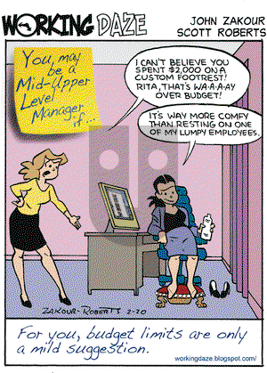 Working Daze on Friday February 20, 2009 Comic Strip