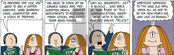 Cathy Classics - Saturday August 28, 1999 Comic Strip