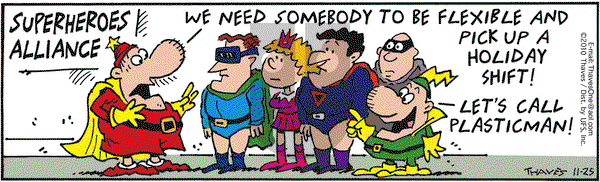 Frank and Ernest on Thursday November 25, 2010 Comic Strip