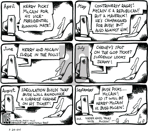Tom Toles on Tuesday March 30, 2004 Comic Strip