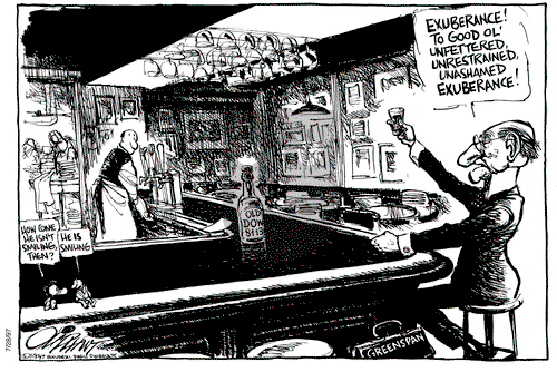 Pat Oliphant on Friday October 3, 1997 Comic Strip
