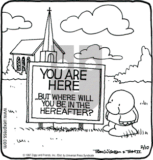 Ziggy on Monday February 10, 1997 Comic Strip