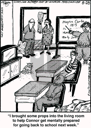 Close to Home on Tuesday August 28, 2007 Comic Strip