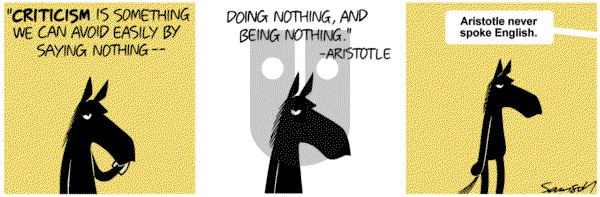 Dark Side of the Horse on Monday August 21, 2017 Comic Strip