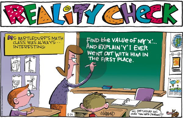 Reality Check on Sunday August 24, 2014 Comic Strip
