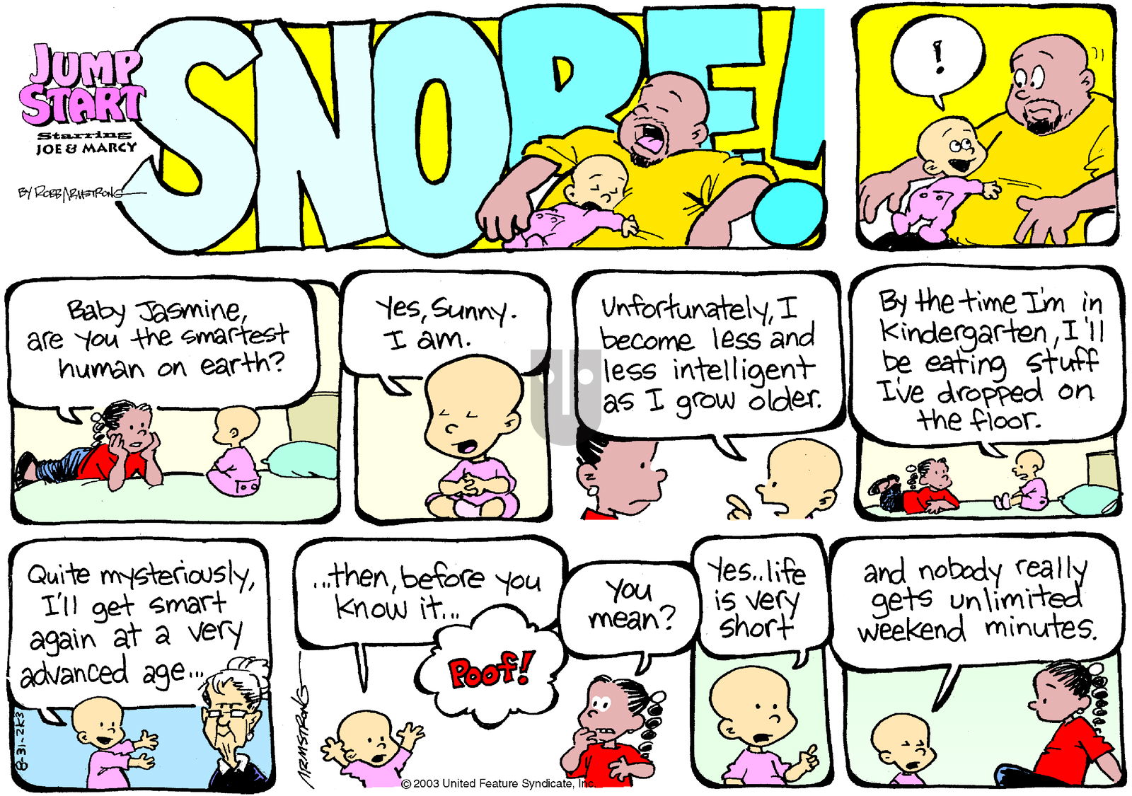 JumpStart on Sunday August 31, 2003 Comic Strip