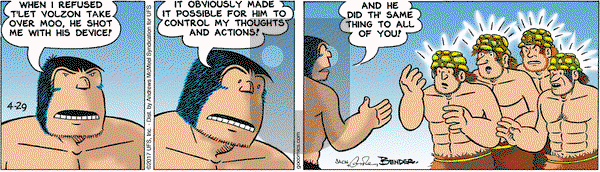 Alley Oop on Saturday April 29, 2017 Comic Strip