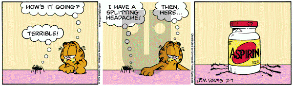 Garfield on Tuesday February 7, 2006 Comic Strip