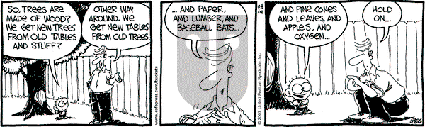 The Buckets on Thursday August 9, 2007 Comic Strip