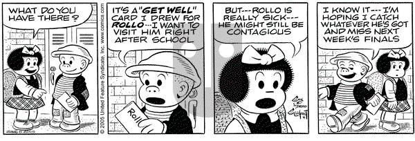 Nancy on Wednesday June 8, 2005 Comic Strip