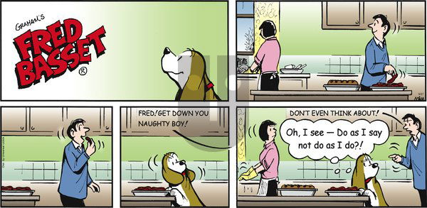 Fred Basset on Sunday May 27, 2012 Comic Strip