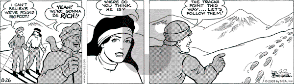 Alley Oop on Tuesday August 26, 2003 Comic Strip