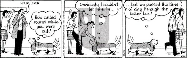 Fred Basset - Thursday January 5, 2006 Comic Strip