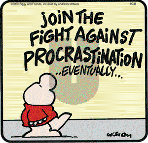 Ziggy on Thursday October 8, 2020 Comic Strip