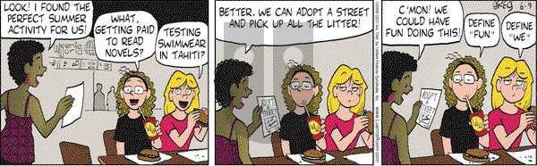 Luann on Monday June 9, 2008 Comic Strip