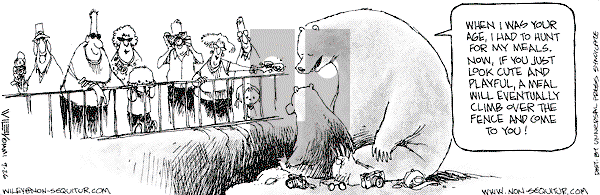 Non Sequitur on Wednesday September 26, 2001 Comic Strip