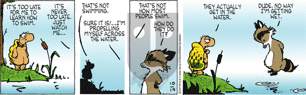 Over the Hedge on Thursday October 19, 2017 Comic Strip