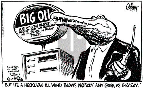 Pat Oliphant on Tuesday August 7, 1990 Comic Strip