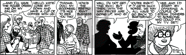 Alley Oop on Wednesday April 18, 1979 Comic Strip