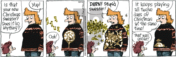 Cul de Sac on Wednesday December 14, 2016 Comic Strip