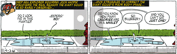 Over the Hedge on Thursday April 26, 2012 Comic Strip